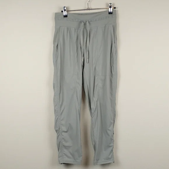 Lululemon Dance Studio Crop 25" Silver Drop 4 Mid Rise Pull On Drawstring - Picture 2 of 16
